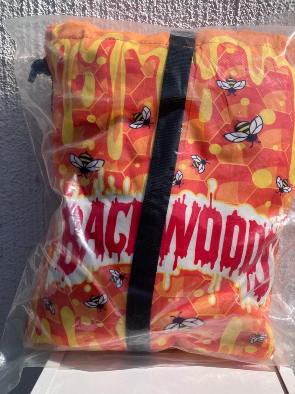 Backwoods Orange Graphic Drawstring Backpack - Picture 2 of 2
